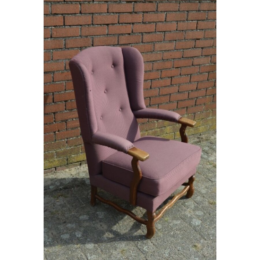 Vintage oorfauteuil Spakman & Co-1