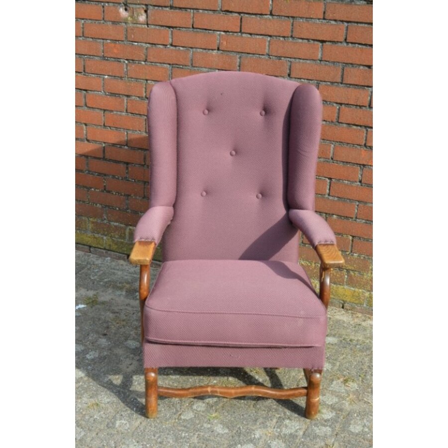 Vintage oorfauteuil Spakman & Co-3