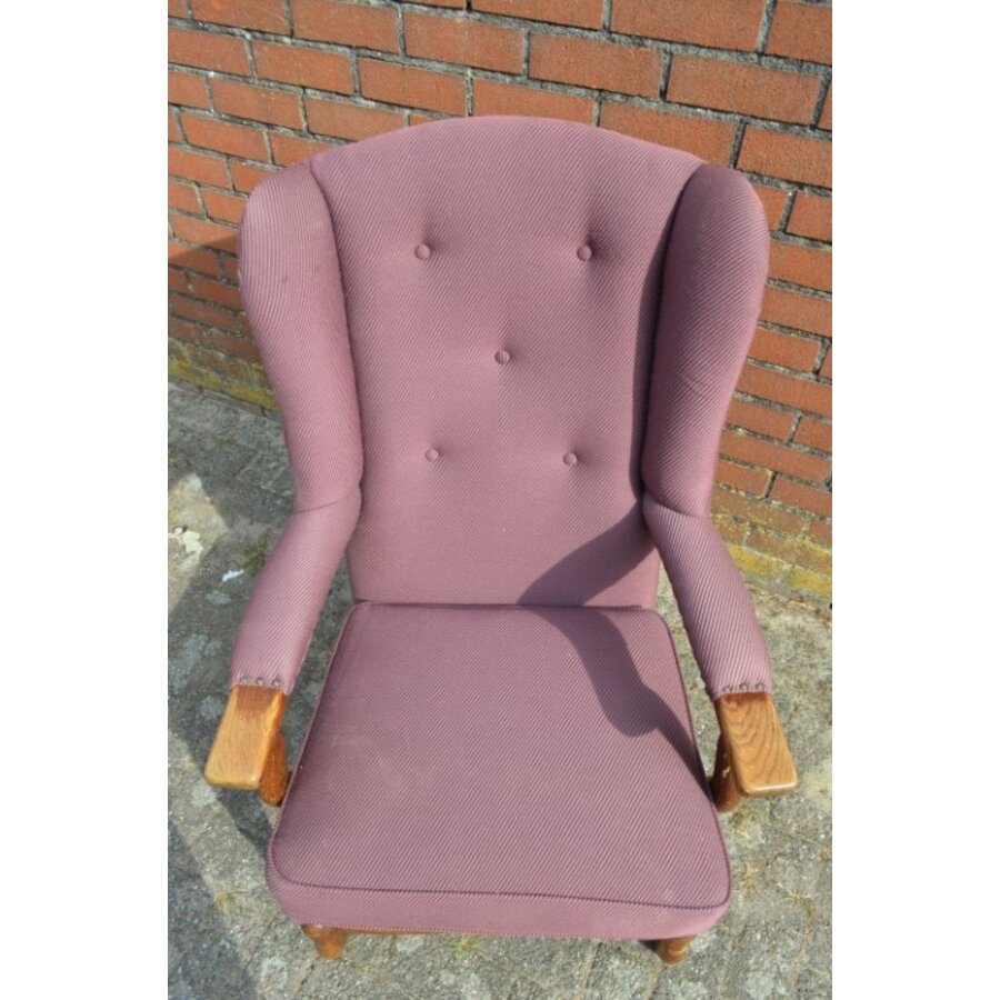 Vintage oorfauteuil Spakman & Co-4