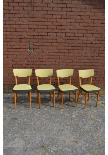 4 retro KOK stoelen 