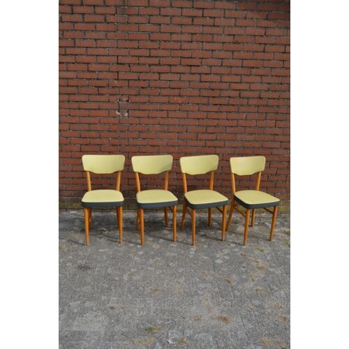 4 retro KOK stoelen 