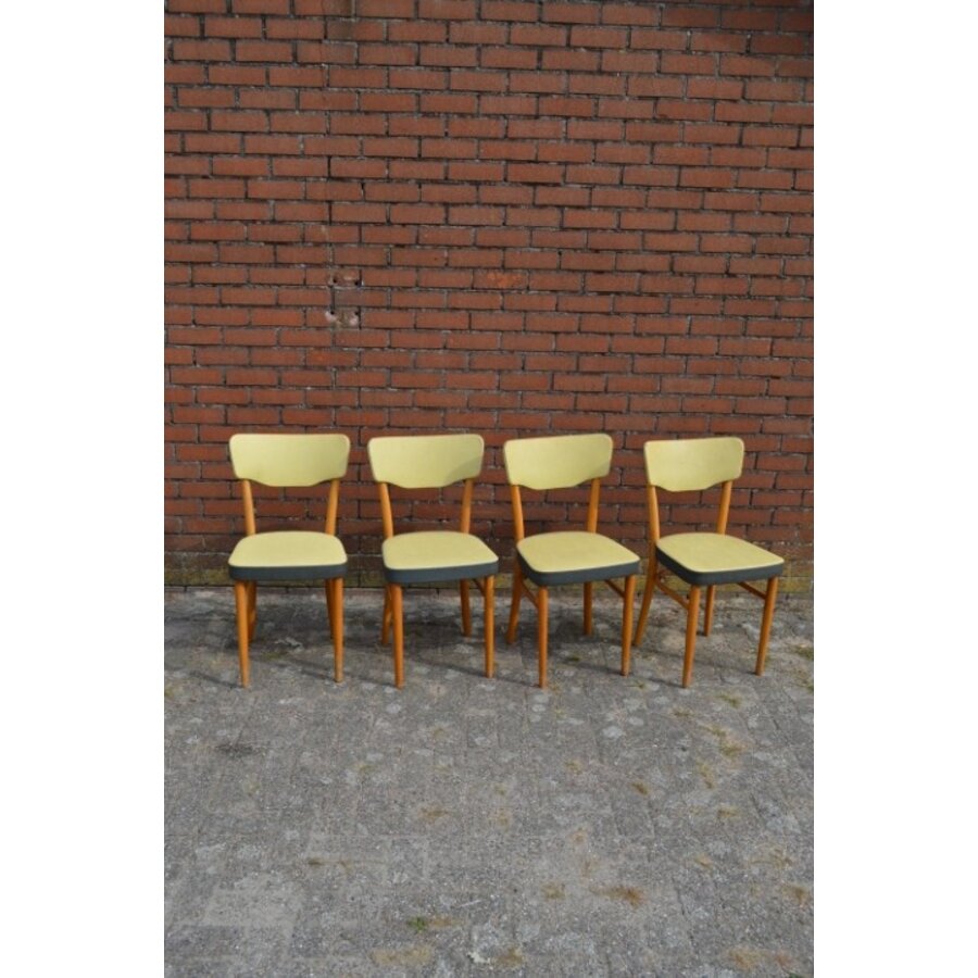 KOK retro eetkamerstoelen 4x-1