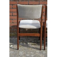 thumb-BAKO teak stoelen met stoffen zitting set van 4-7