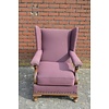 Engelse oorfauteuil eiken