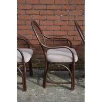 thumb-Vintage rotan armstoelen 4x-6