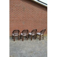 thumb-Vintage rotan armstoelen 4x-7