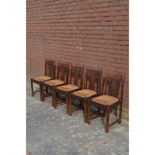 5 Oud-Hollandse boerenstoelen 