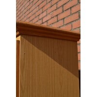 thumb-Landelijke buffetkast met vitrine opknapper-3