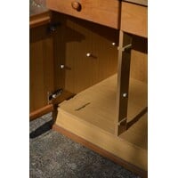 thumb-Landelijke buffetkast met vitrine opknapper-7