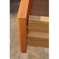 thumb-Landelijke buffetkast met vitrine opknapper-9