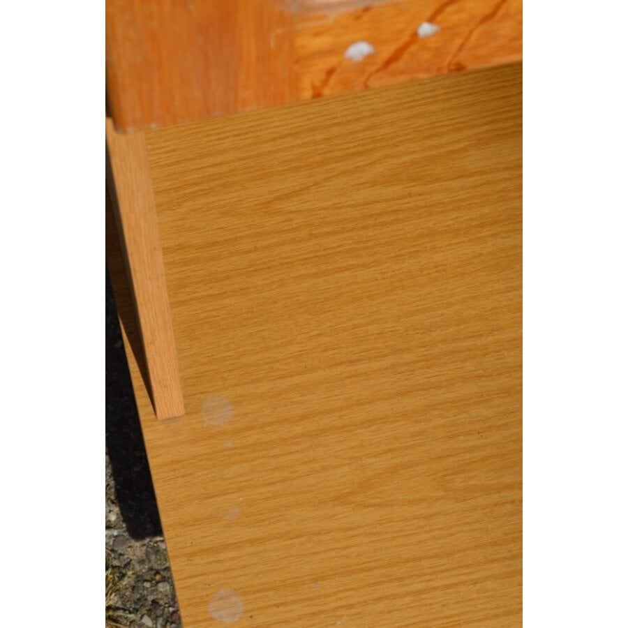 Landelijke buffetkast met vitrine opknapper-10