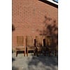 LoodsVol, Tweedehands Bruine rotan stoelen met houten poten 4x
