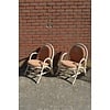 Rotan fauteuils set van 2
