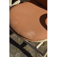 thumb-Vintage rotan fauteuils met bruine kussens 2x-2