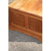 thumb-Massief teak salontafel met zes laden-3