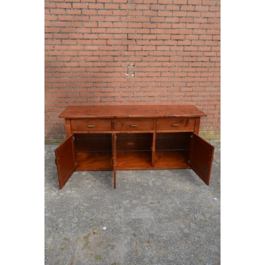Dressoir van kersenhout met 3 laden en 3 deuren-3