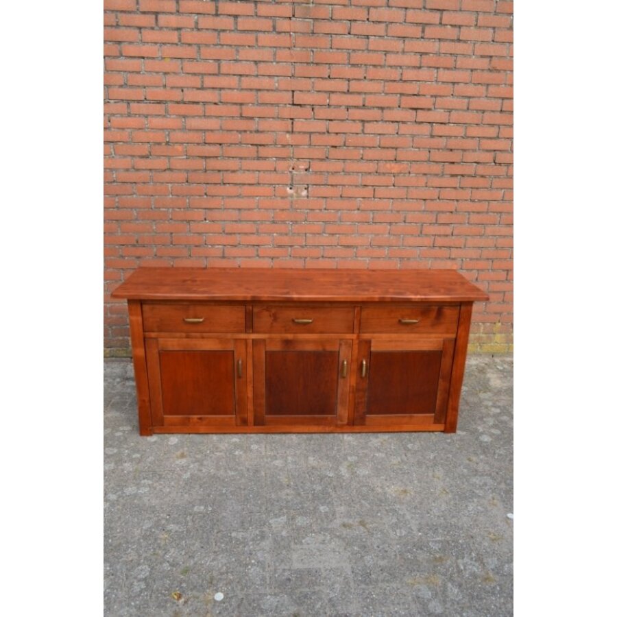 Dressoir van kersenhout met 3 laden en 3 deuren-6