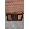 LoodsVol, Tweedehands Donkerbruin dressoir met houtinleg