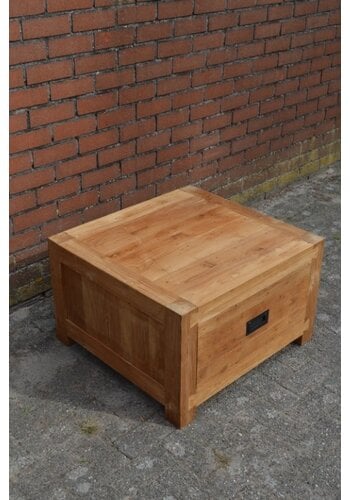 Teakhouten salontafel 