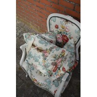 thumb-Louis XV barok fauteuil met bloemenprint-3