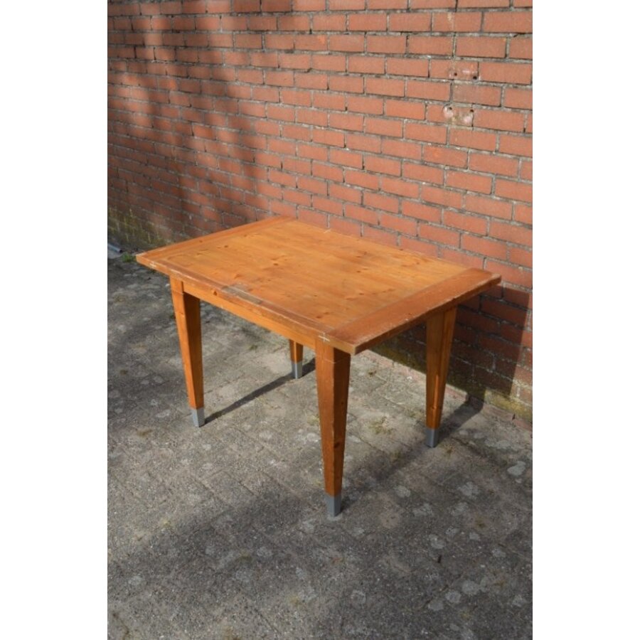 Zweedse grenen eettafel jaren 60-3