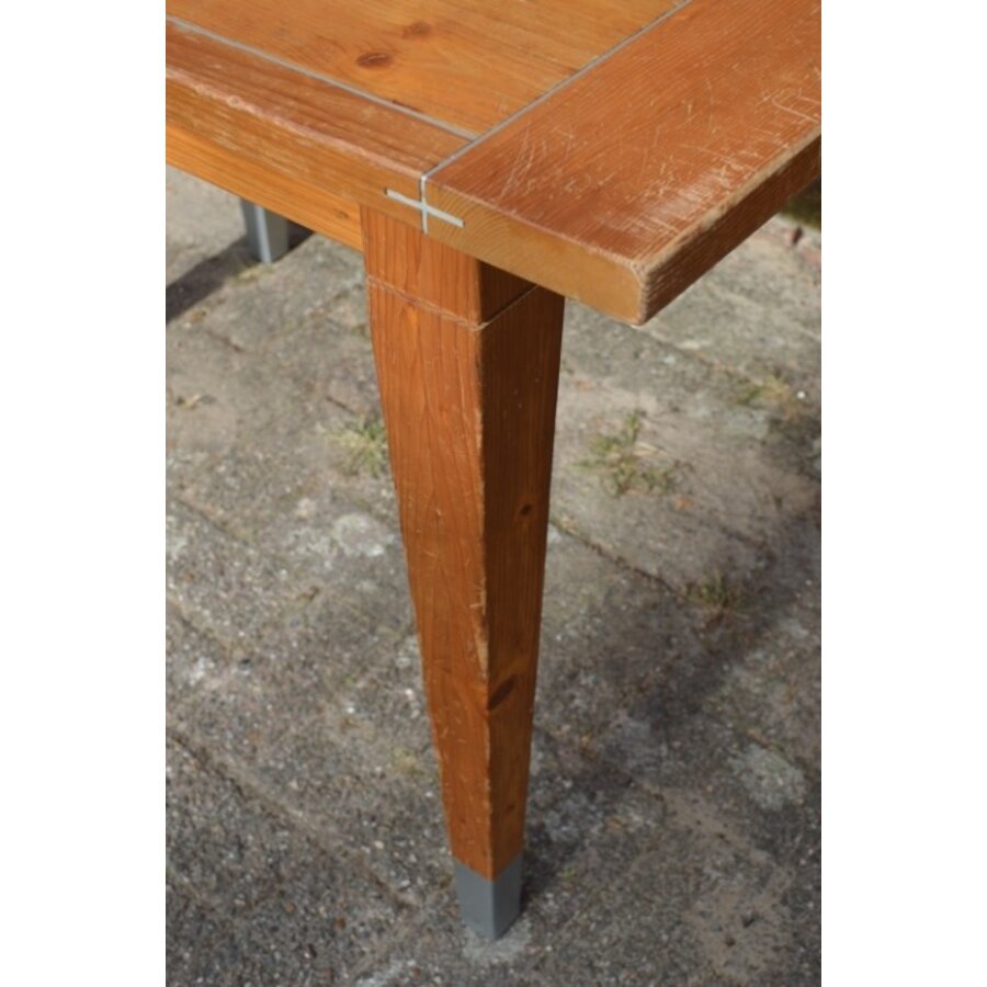 Zweedse grenen eettafel jaren 60-4