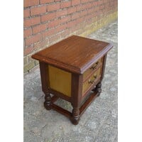 thumb-Klassiek houten ladenkastje met koper-5