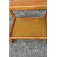 thumb-Vintage houten serveerwagen jaren 50/60-4