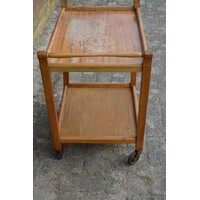thumb-Vintage houten serveerwagen jaren 50/60-6