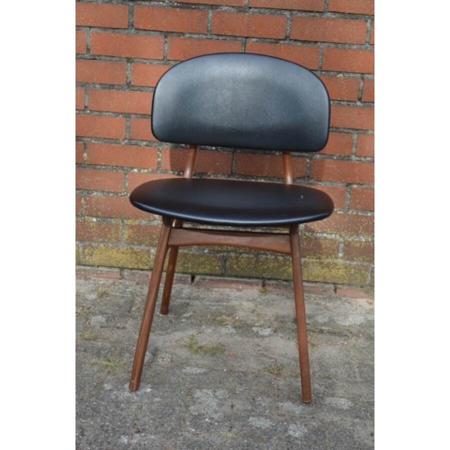 Arne Hovmand Olsen teak stoel jaren 60-1