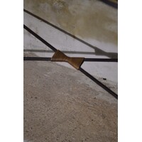 thumb-Vintage rotan sidetable met smeedijzer-4