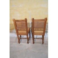 thumb-Mechelse eiken stoelen met leeuwenkoppen-7