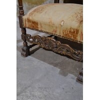 thumb-Vlaamse neorenaissance armstoel met snijwerk-4