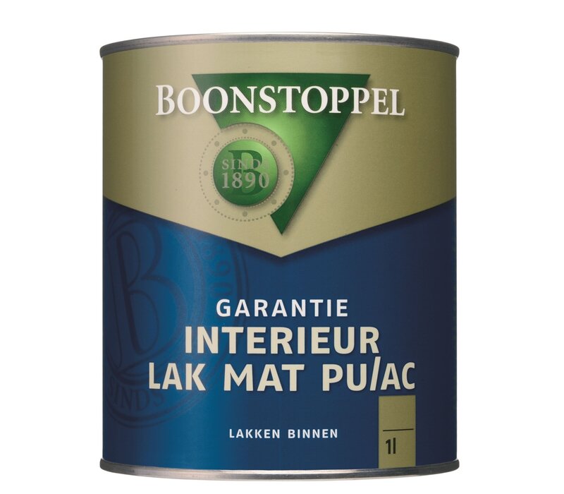 Boonstoppel - Garantie Interieur Lak Mat PU/AC 1 liter