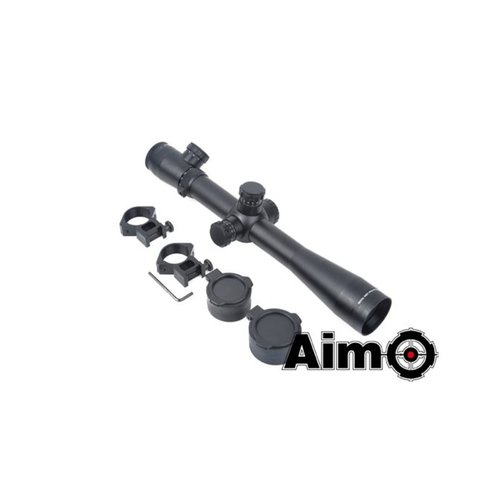 Aim-O  3.5-10x40E-SF Scope - Red/Green Reticle (Black)