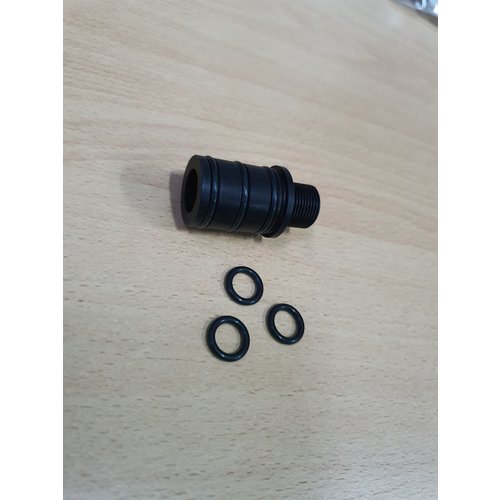 LeesPrecision CNC Machined 16mm CW Thread Adapter For Silverback SRS Carbon Barrels