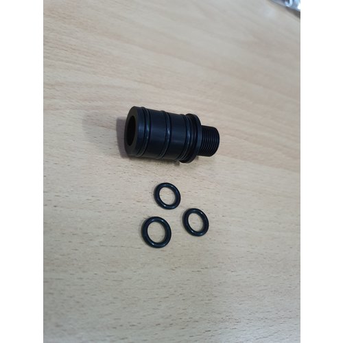 LeesPrecision CNC Machined 14mm CCW Thread Adapter For Silverback SRS Carbon Barrels