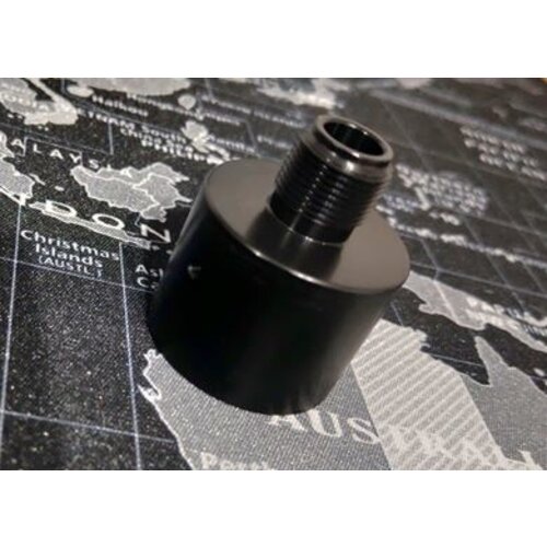 TNT T-N.T. Studio APS-X CNC Silencer Adapter For KSC MP9 (Black)