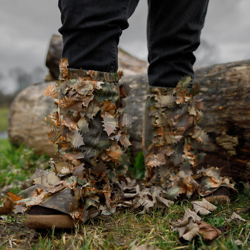 STALKER Brown Oak Leaf Suit Gaiters