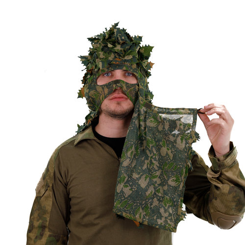 STALKER Green Balaclava (Detachable)