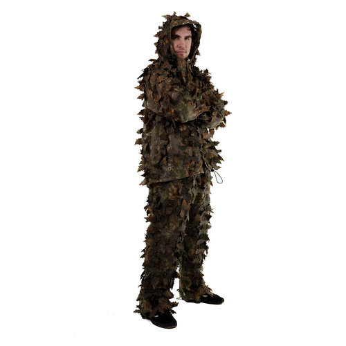 STALKER Dark Brown Leaf Suit