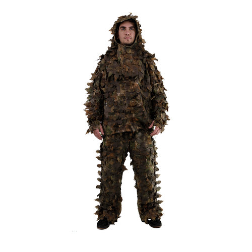 STALKER Dark Brown Leaf Suit