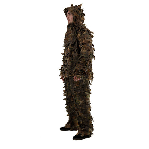 STALKER Dark Brown Leaf Suit