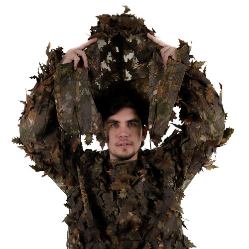 STALKER Dark Brown Leaf Suit