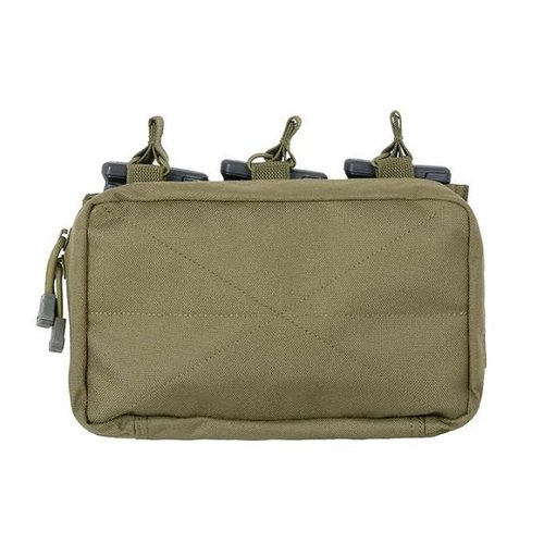 8fields Tactical Molle Triple Rifle MAG/GP Pouch - OD