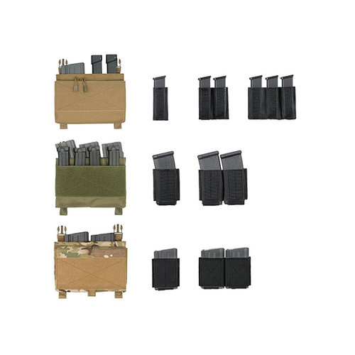 8fields Plate Carrier Double AR-10/SR25 Mag Insert - Black