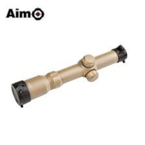 Aim-O  1-4x24 Tactical Scope Dark Earth