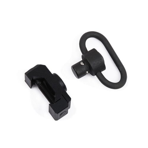 Metal RIS Thin Rail Mount QD Sling Swivel