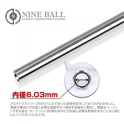 Nine Ball  Gas Blowback TM FNX-45 HANDGUN BARREL 113.5mm