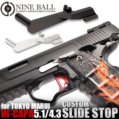 Nine Ball  TM Hi-CAPA 5.1/4.3 Custom Slide Stop (Black)